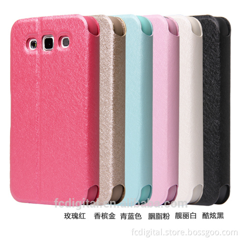 wholesale leather flip cover case for samsung galaxy win 8552 color leather mobile phone case flip cover phone case for samsung